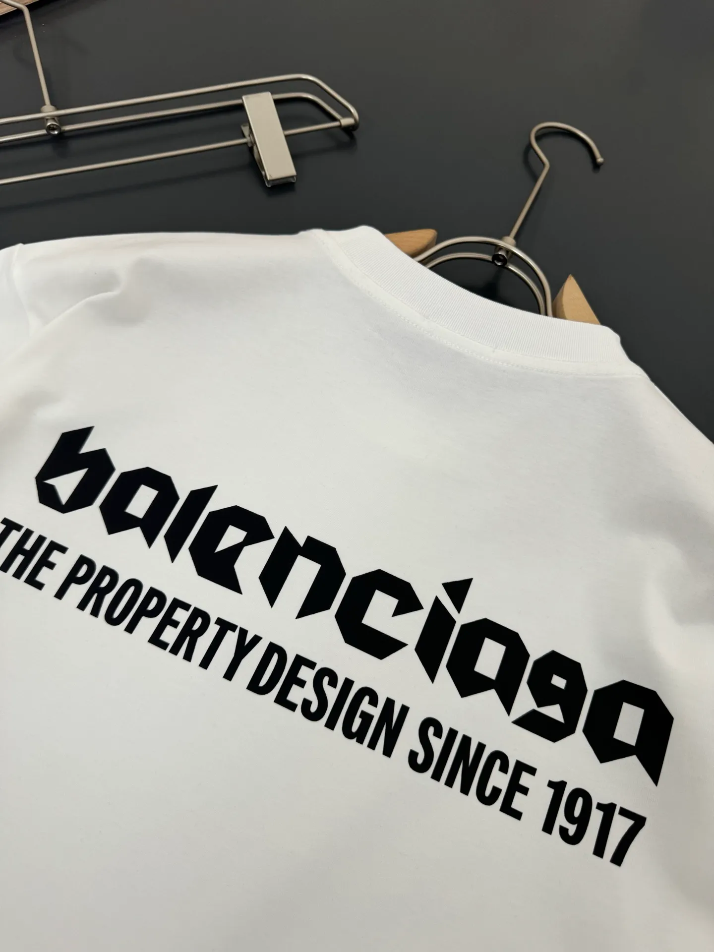 Balenciaga* *320g t logo New Arrival t ， ， Versatile ：Black White Sizes：S M L XL XXL